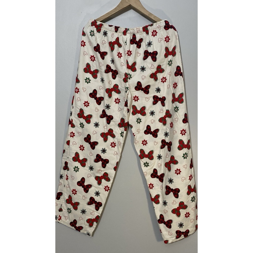 Women's Minnie Mouse Flannel 2-pc Pajama Set Size XL Disney Parks Authentic - Picture 7 of 10